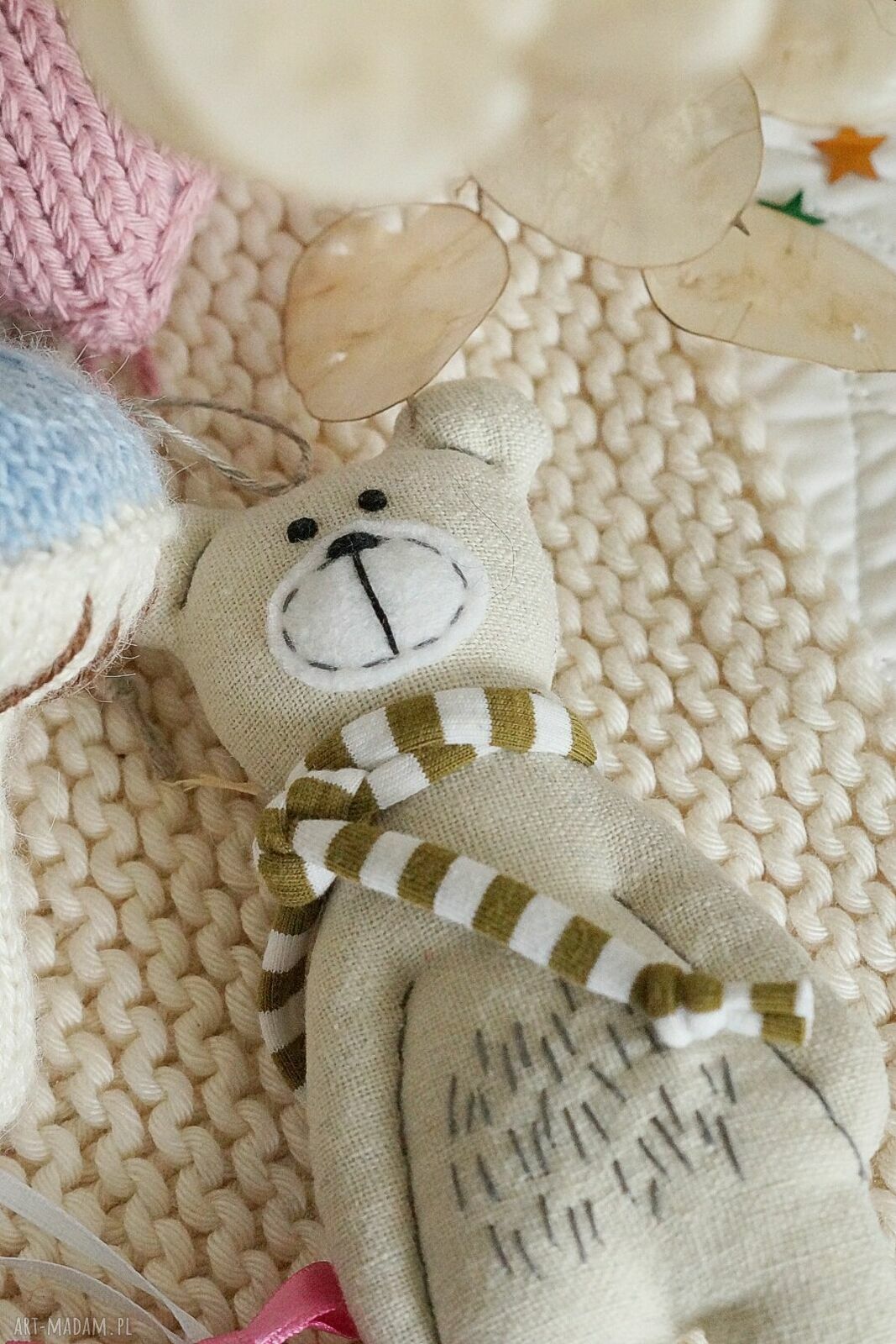 Zestaw 7 ozdób Bożonarodzeniowych No. 21 - handmade na choinkę i prezent