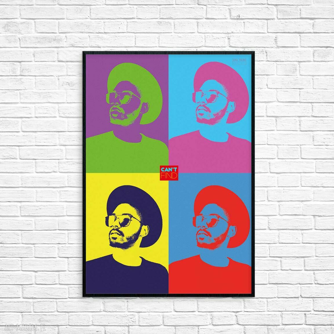 Zestaw 2 grafik B2 „Cant find Popart” - gotowe do zawieszenia