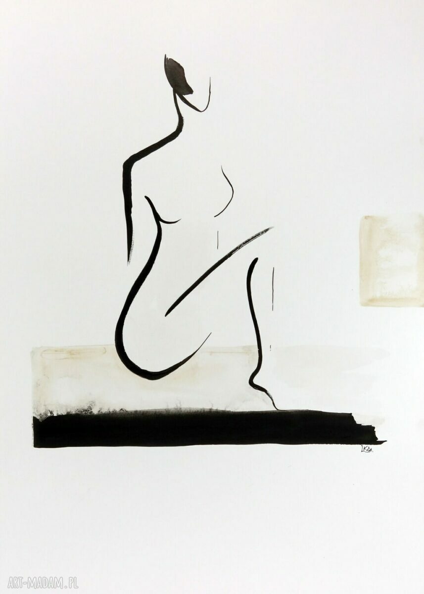 Zestaw 2 obrazów 50x70 cm - abstrakcja ręcznie malowana
