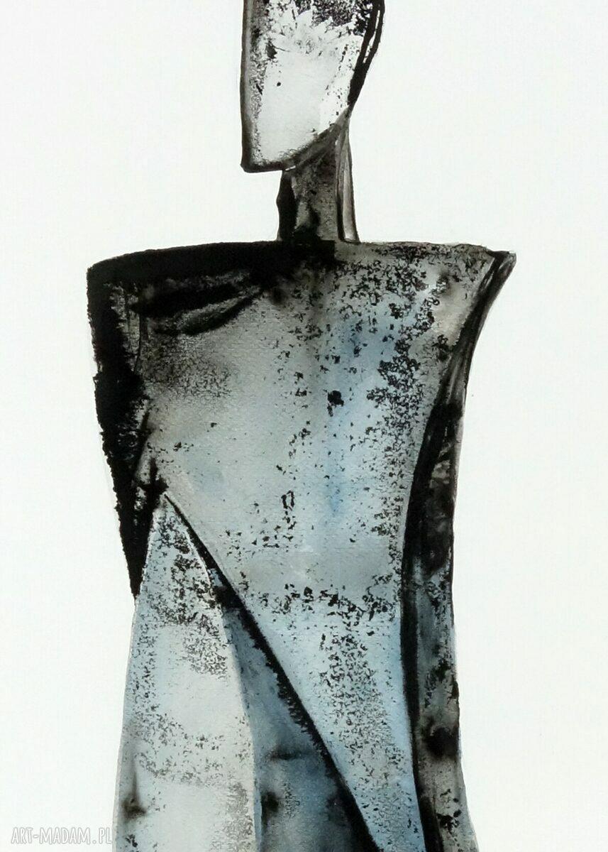Zestaw 2 obrazów 50x70 cm ręcznie malowanych akwarelą - 2712429