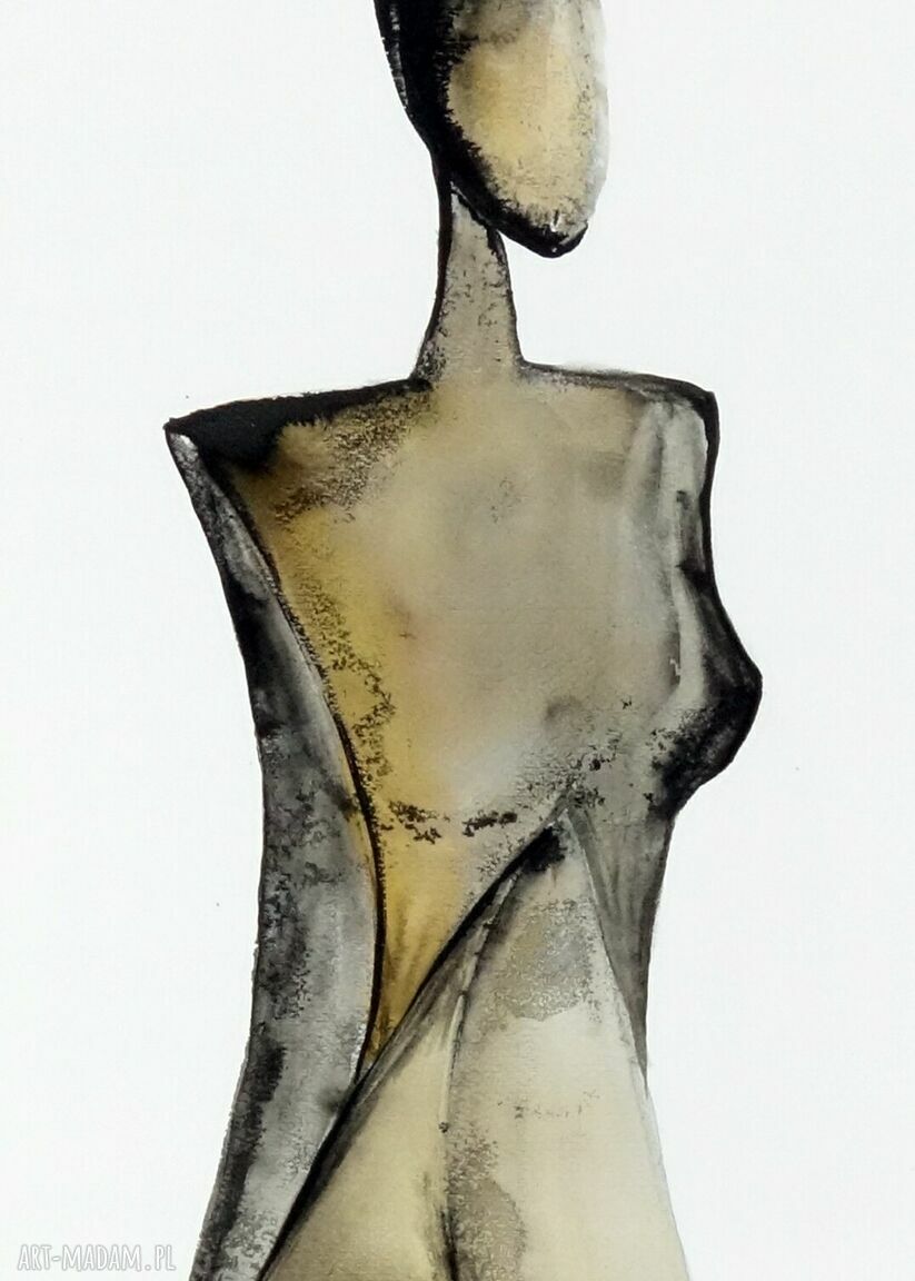 Zestaw 2 obrazów 50x70 cm ręcznie malowanych akwarelą - 2712429