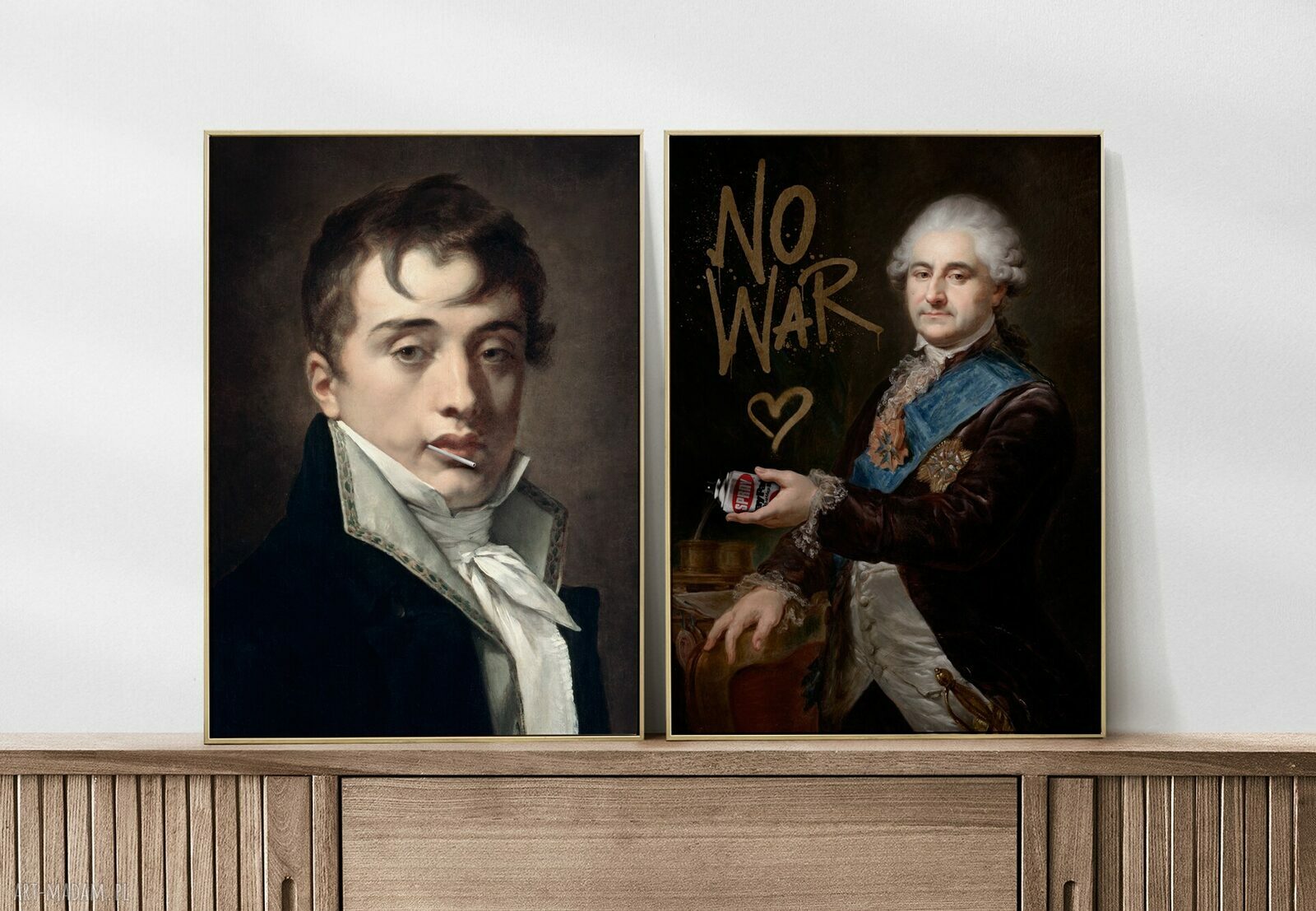 Zestaw 2 plakatów Lolly Pop i August - 40x50 cm (bez ram)