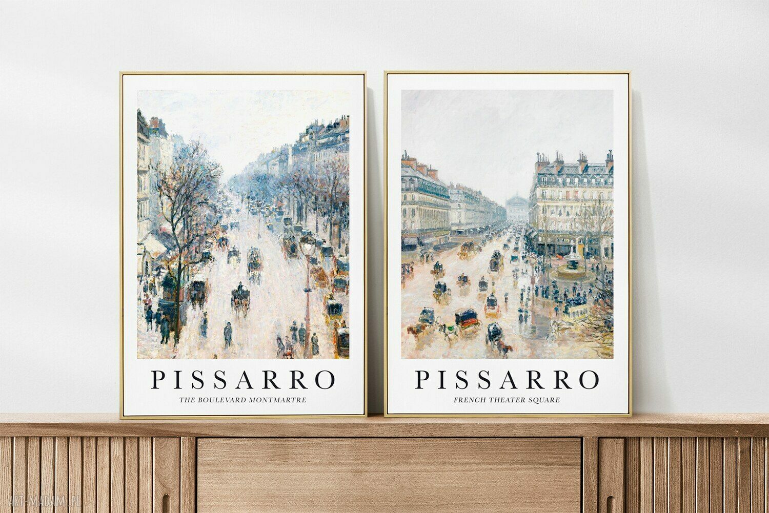 Zestaw 2 plakatów Pissarro 30x40 cm (reprodukcja)