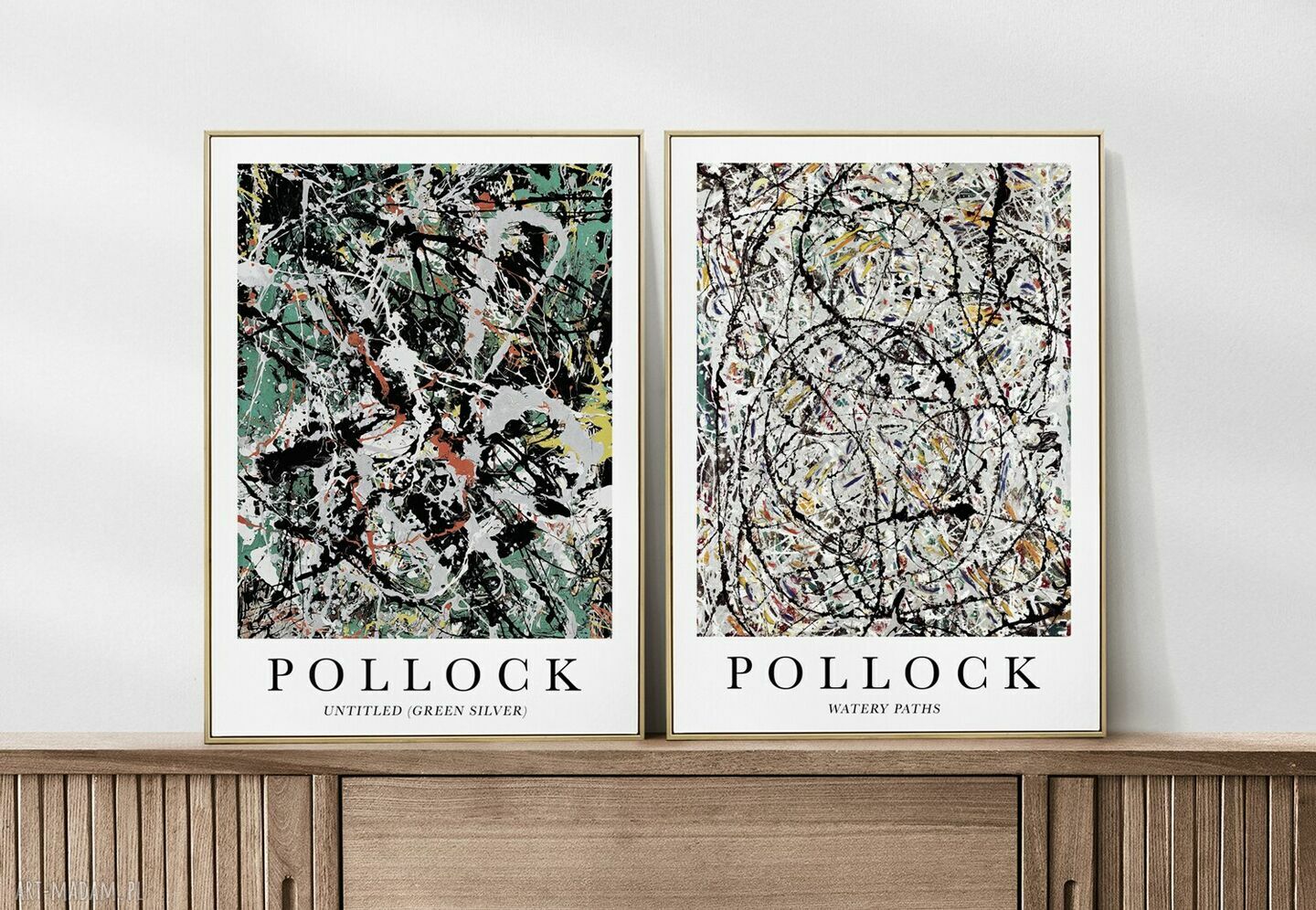 Zestaw 2 plakatów Pollock - format 50x70 cm