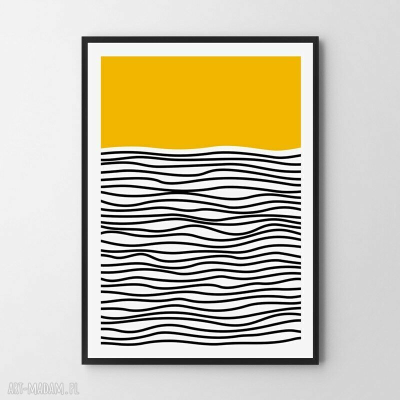 Zestaw 2 plakatów 30x40 cm w abstrakcyjnych odcieniach miętowych i turkusu