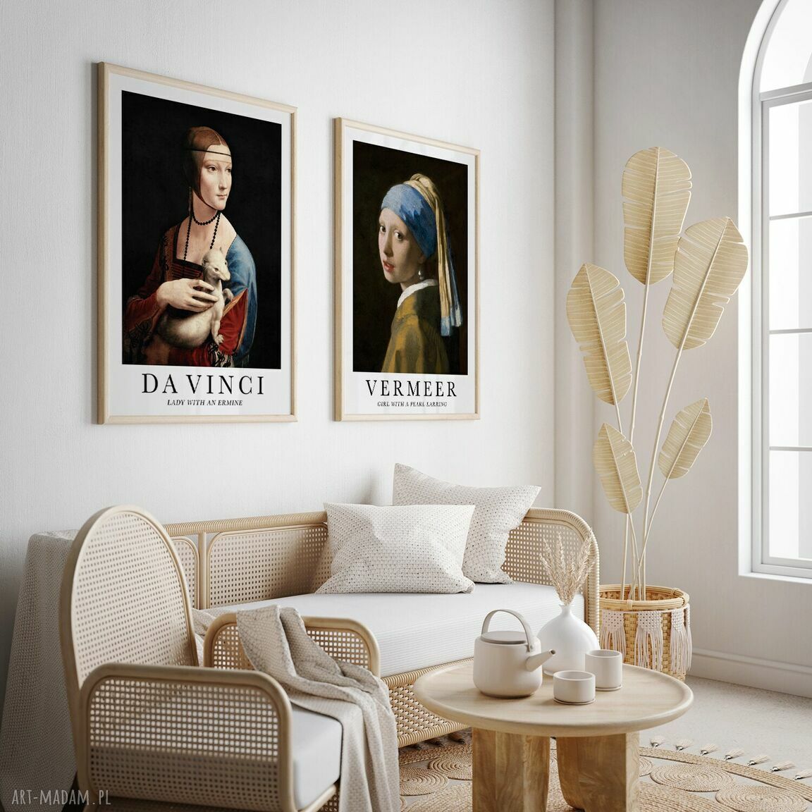 Zestaw 2 plakatów Sztuka klasyczna - format 61x91 cm