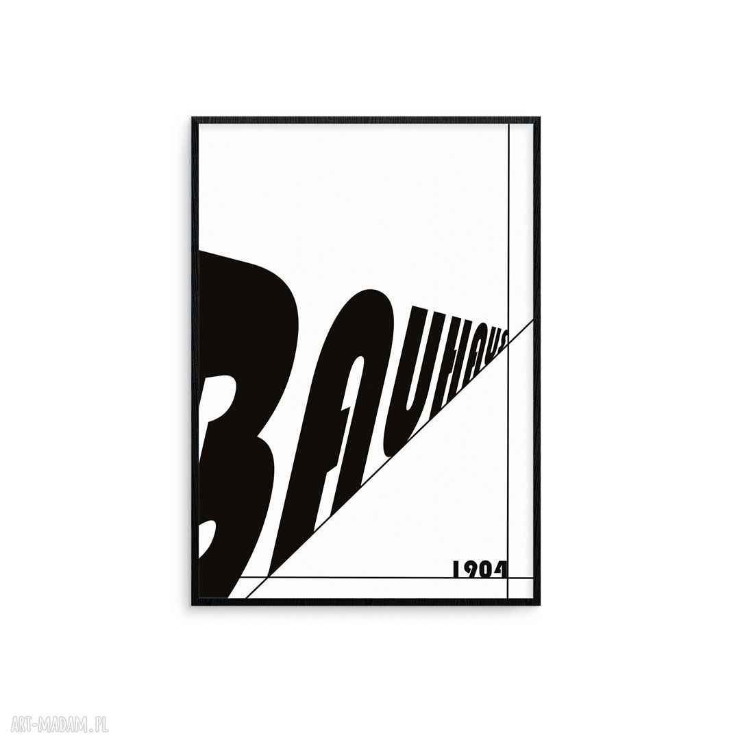 Zestaw 3 grafik B2 w stylu Bauhaus - gotowe do zawieszenia