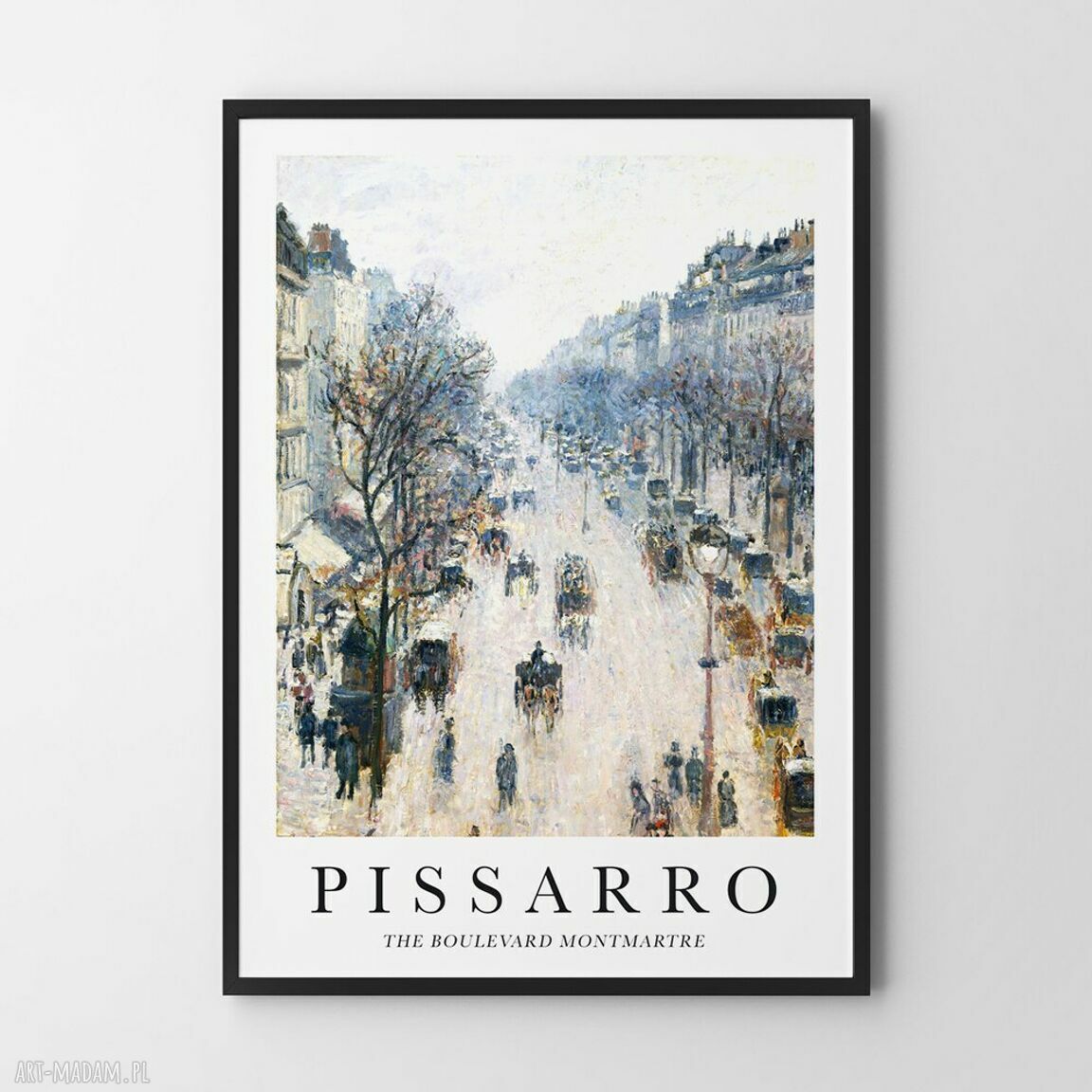 Zestaw 3 plakatów Pissarro 40x50 cm - do salonu, reprodukcje ścienne bez ram