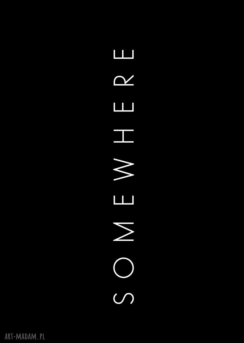 Zestaw 3 grafik B2 "Somewhere not far away" - ramy aluminiowe i gotowe do zawieszenia