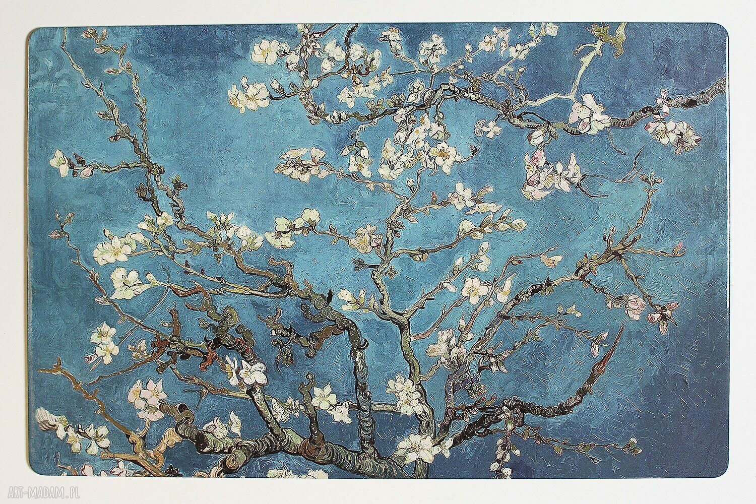 Zestaw 4 podkładek na stół Vincent van Gogh 'Kwitnący migdałowiec'