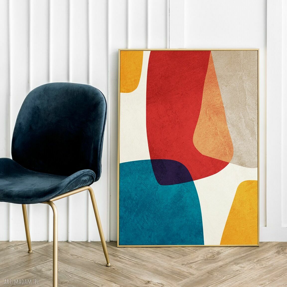 Zestaw abstrakcji Hogstudio 50x70 cm - modne plakaty do nowoczesnych wnętrz