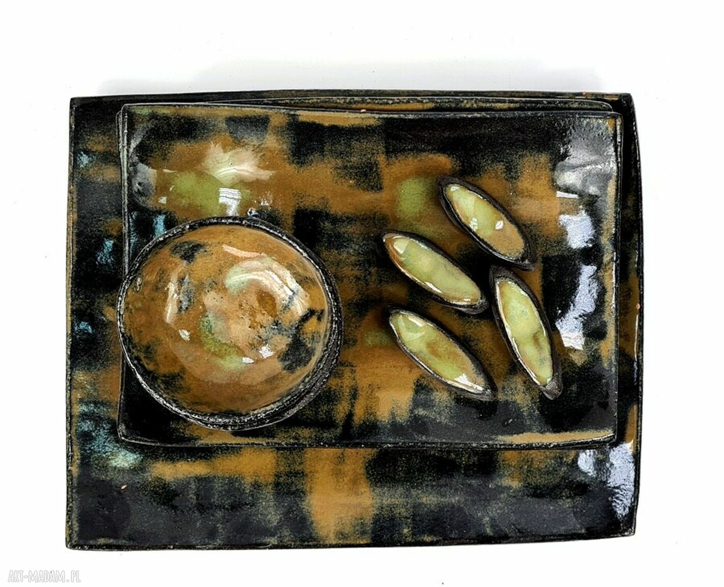 Zestaw ceramiczny do sushi dla 4 osób - poLEPIONE