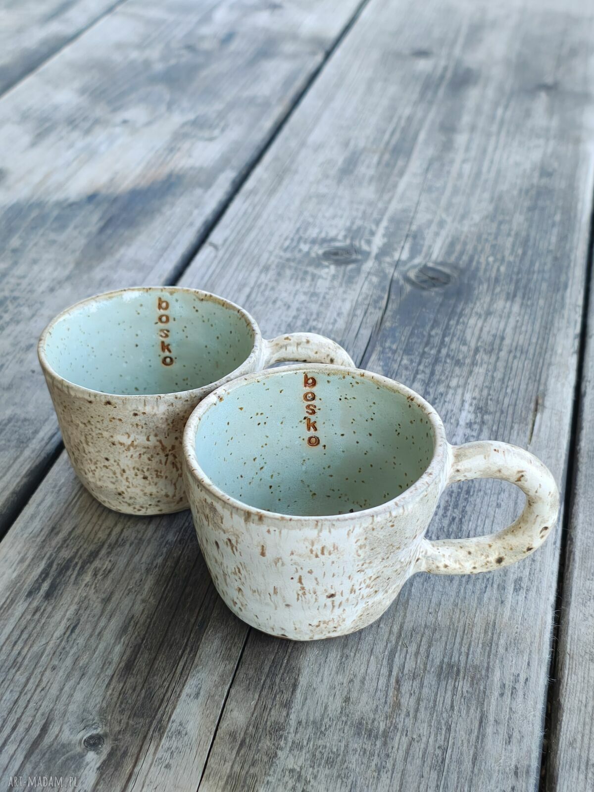 Zestaw ceramicznych filiżanek espresso „bosko” - 2 szt.