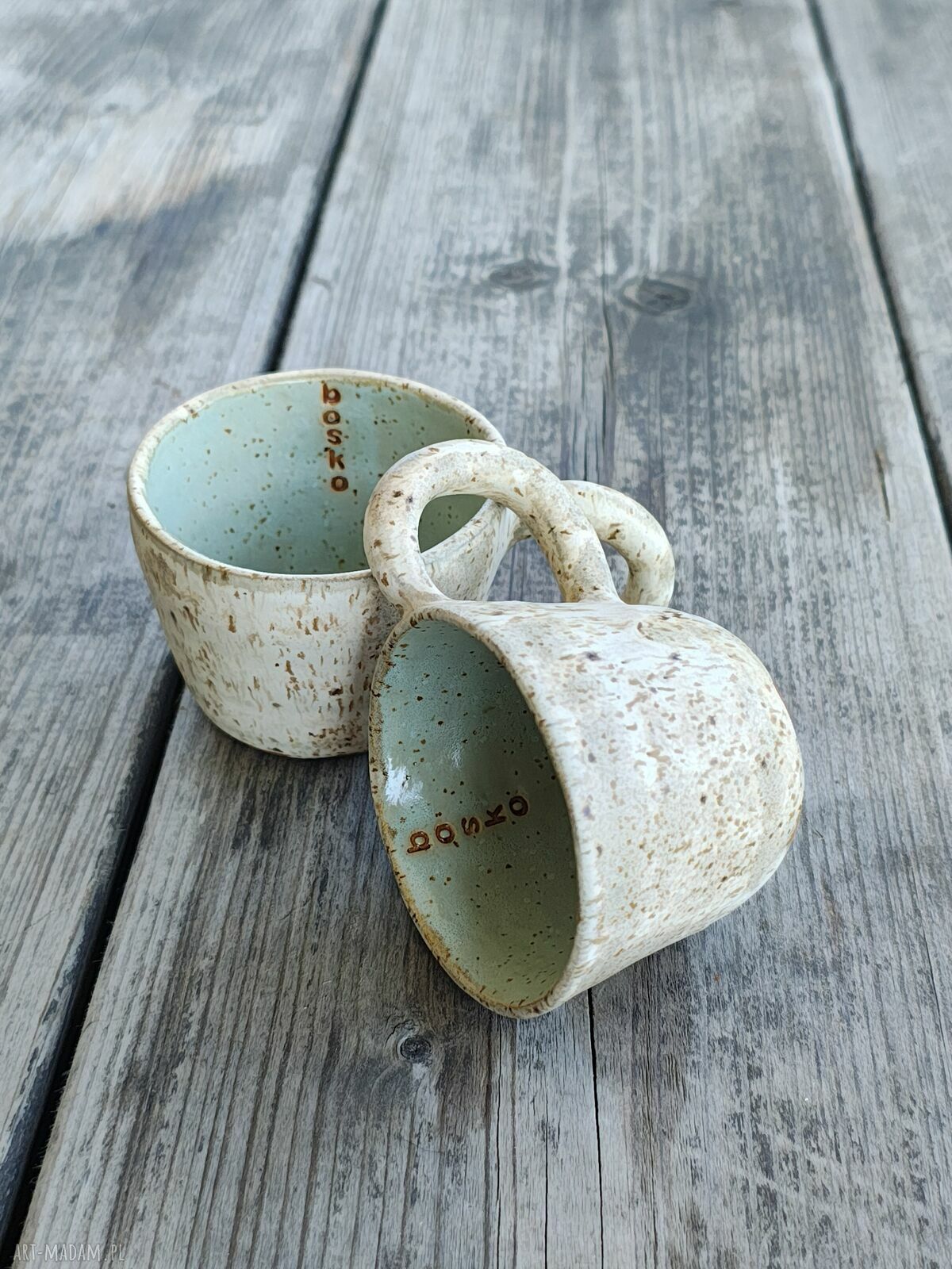 Zestaw ceramicznych filiżanek espresso „bosko” - 2 szt.