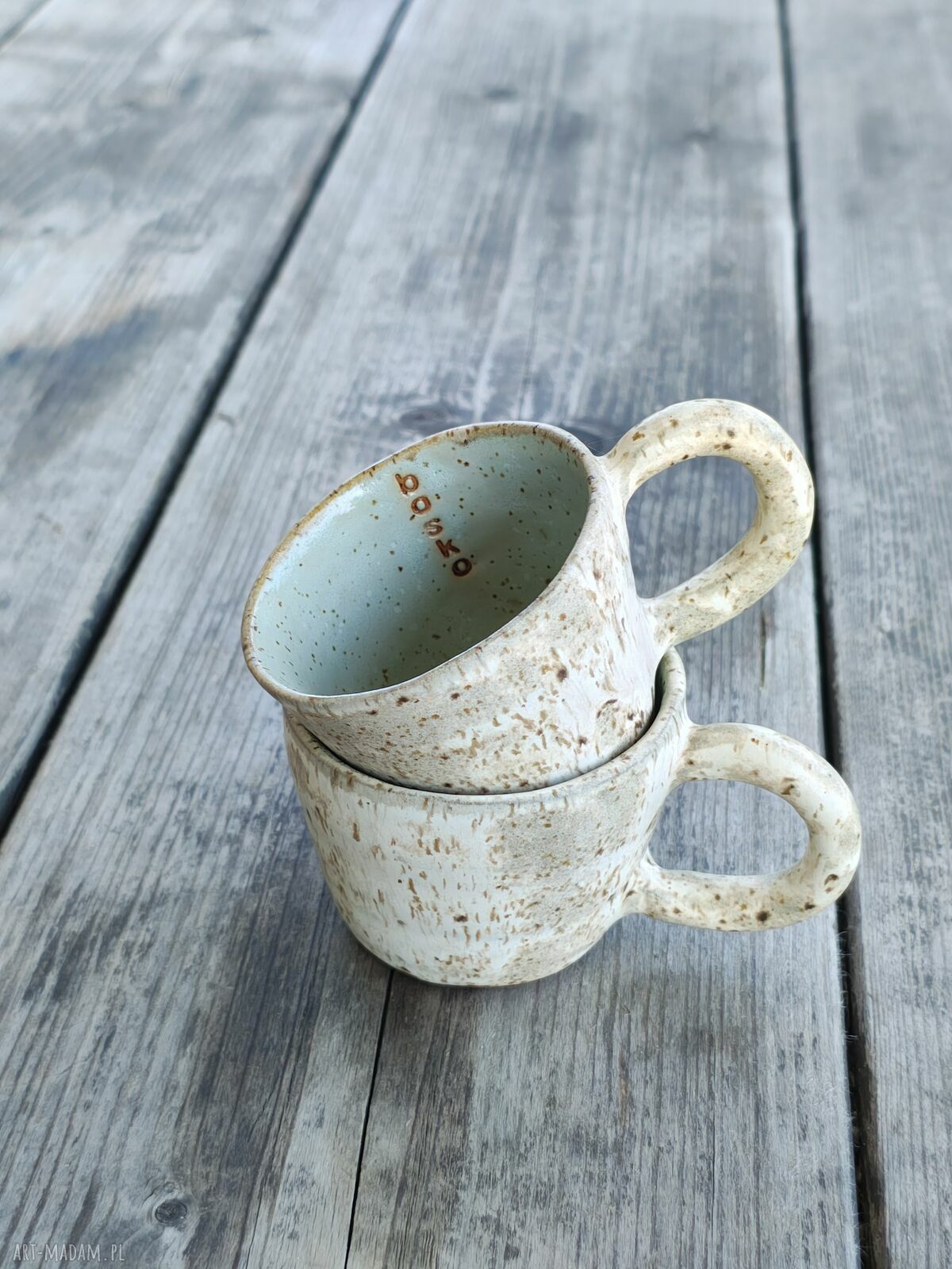 Zestaw ceramicznych filiżanek espresso „bosko” - 2 szt.