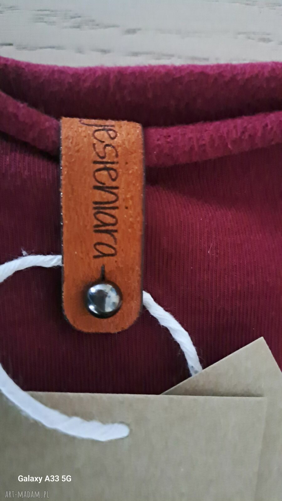 Dwustronna chusta zamotaniec i mitenki handmade