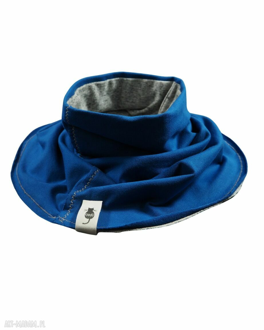 Zestaw czapka i komin BLUE na zimę