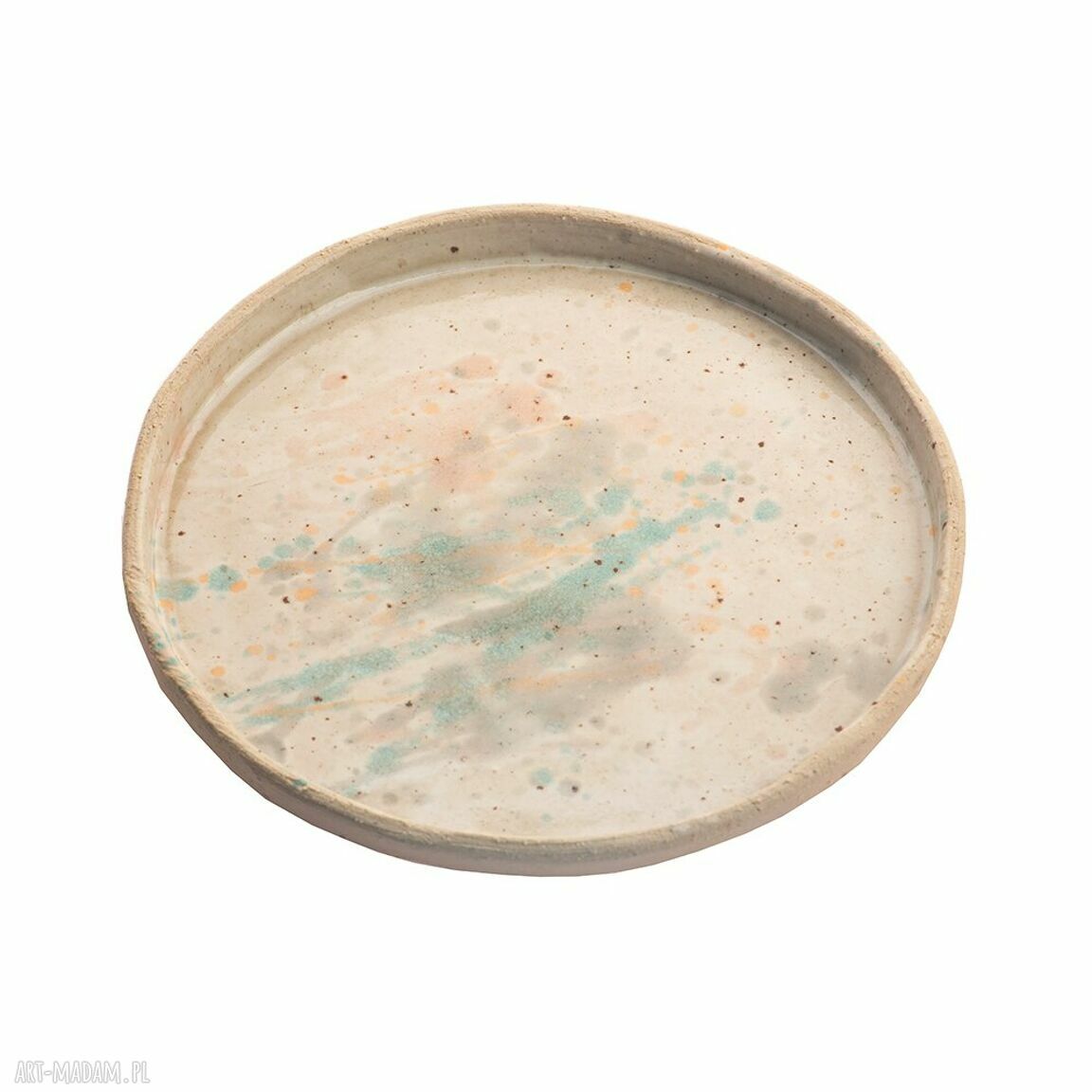 Zestaw czterech talerzy ceramicznych