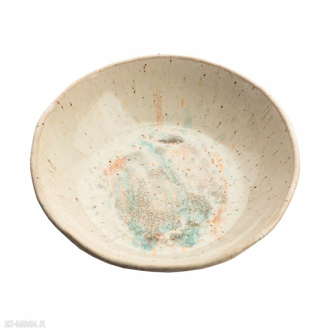 Zestaw czterech talerzy ceramicznych