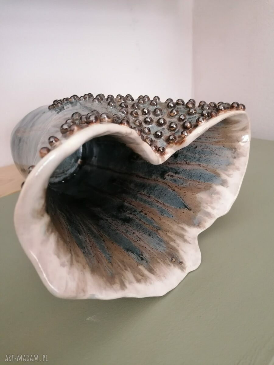 Zestaw dwóch wazonów "Deszcz meteorów" (ceramika handmade)