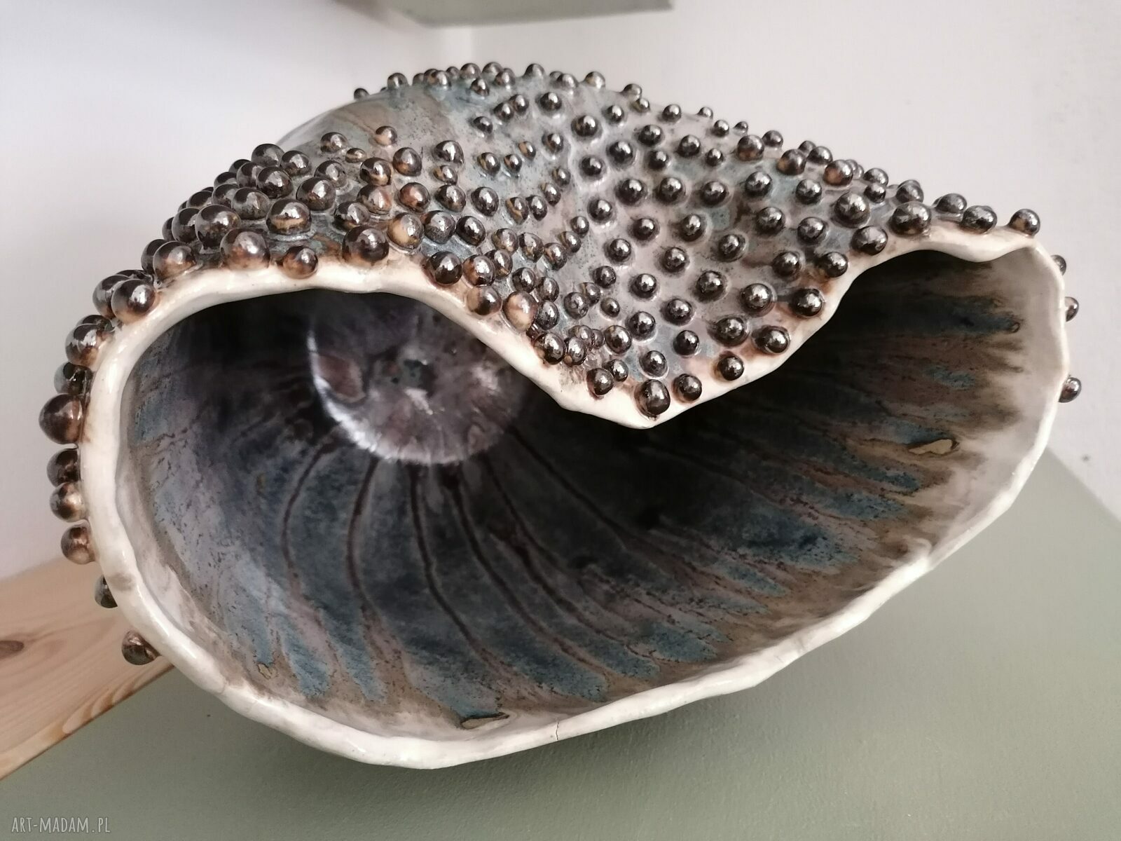 Zestaw dwóch wazonów "Deszcz meteorów" (ceramika handmade)