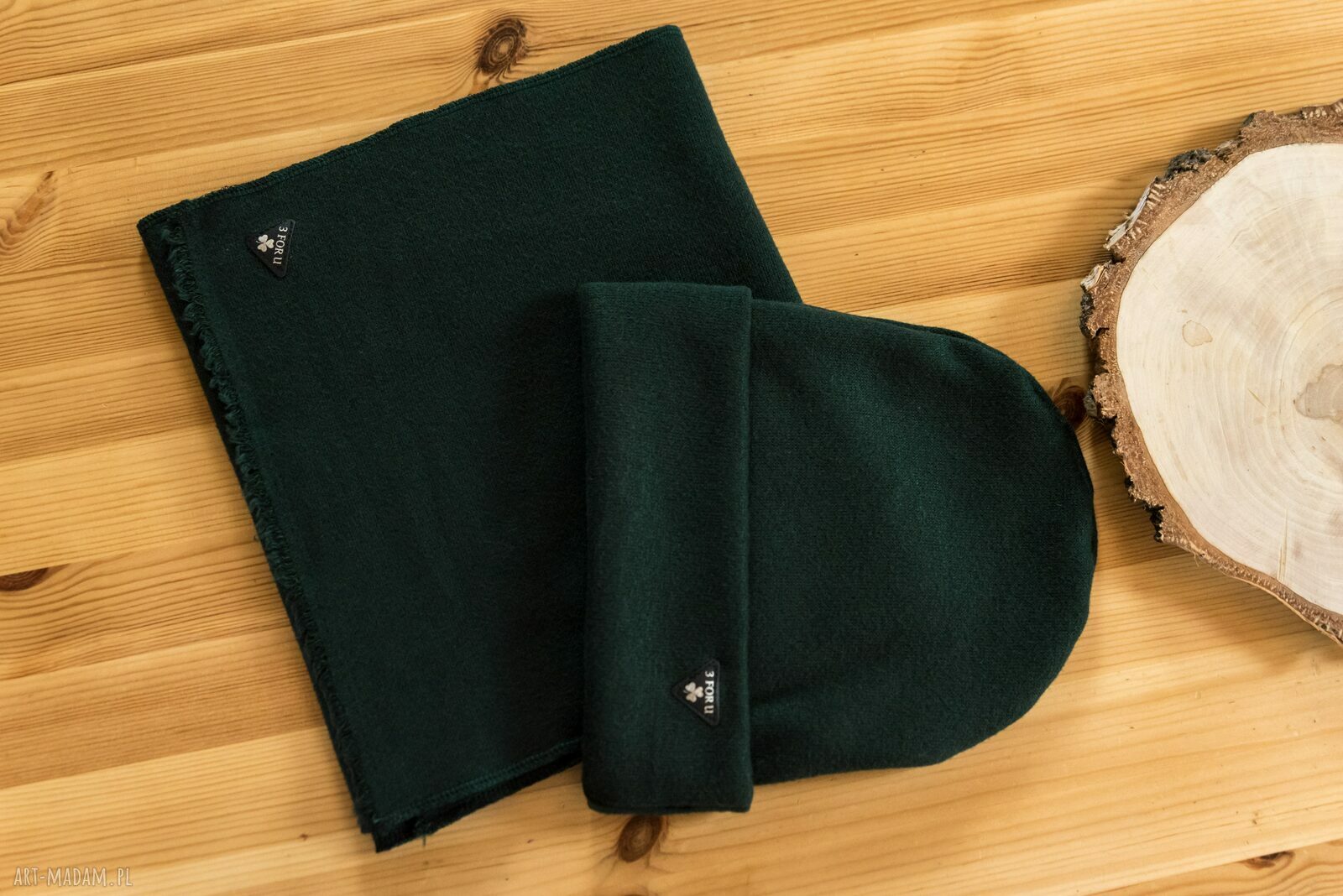 Zestaw just cuddle up zielony (hand-made)