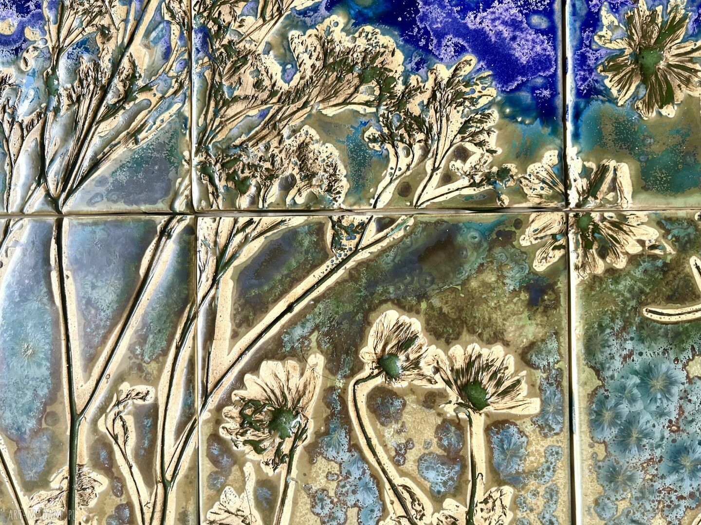 Zestaw kafli ceramicznych „Letnia łąka VII”