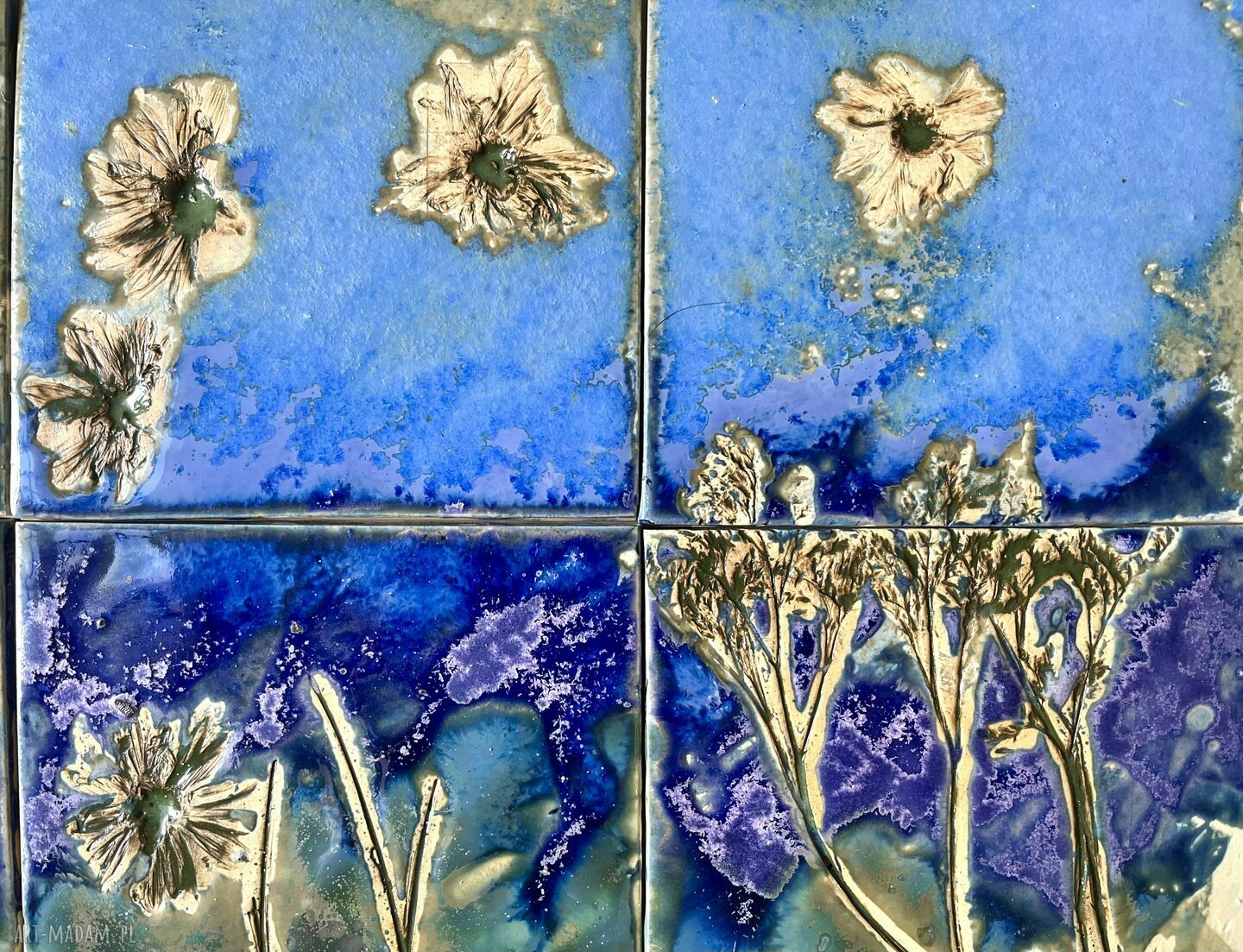 Zestaw kafli ceramicznych „Letnia łąka VII”