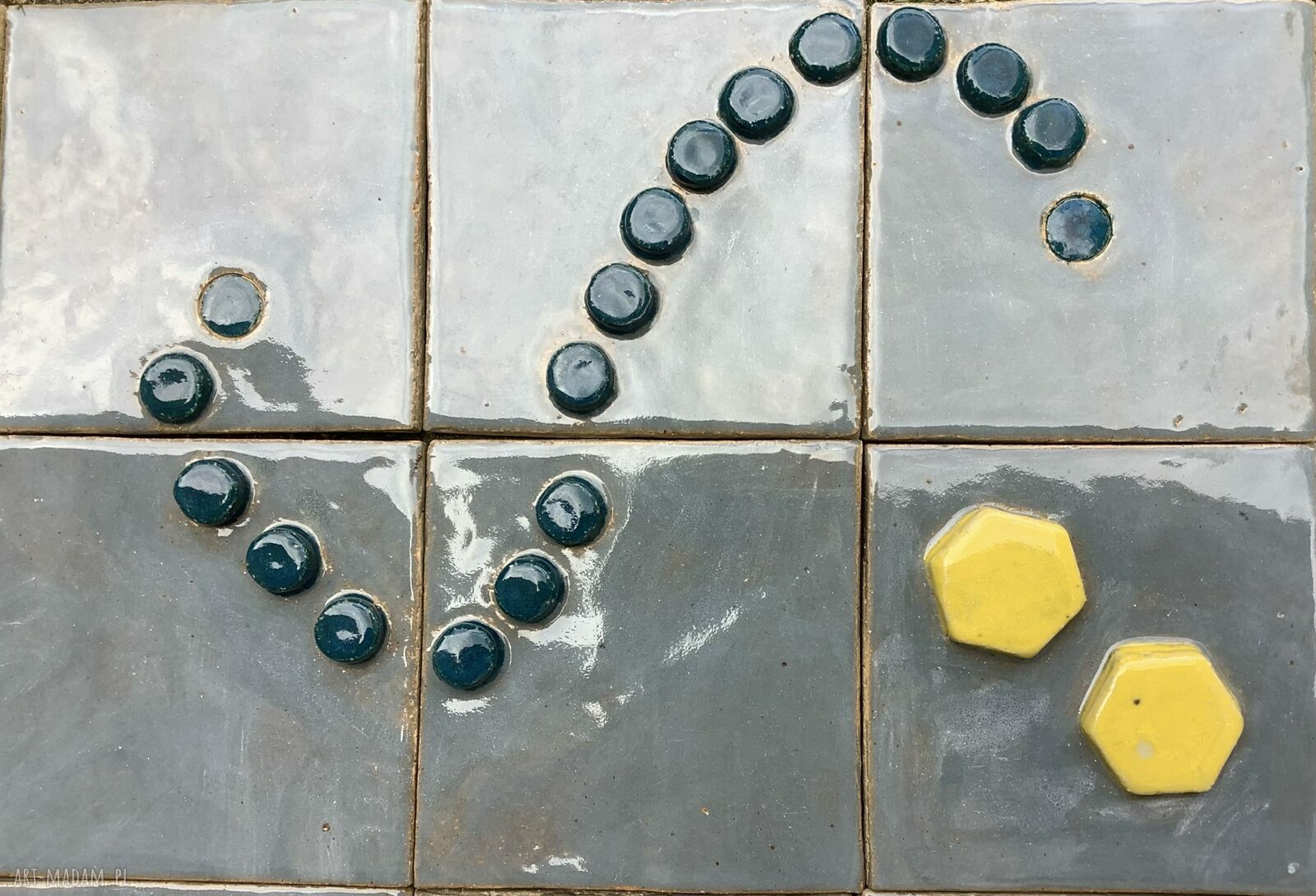 Zestaw kafli ceramicznych 3D „Fantazja” - panel ozdobny do Twojej ściany