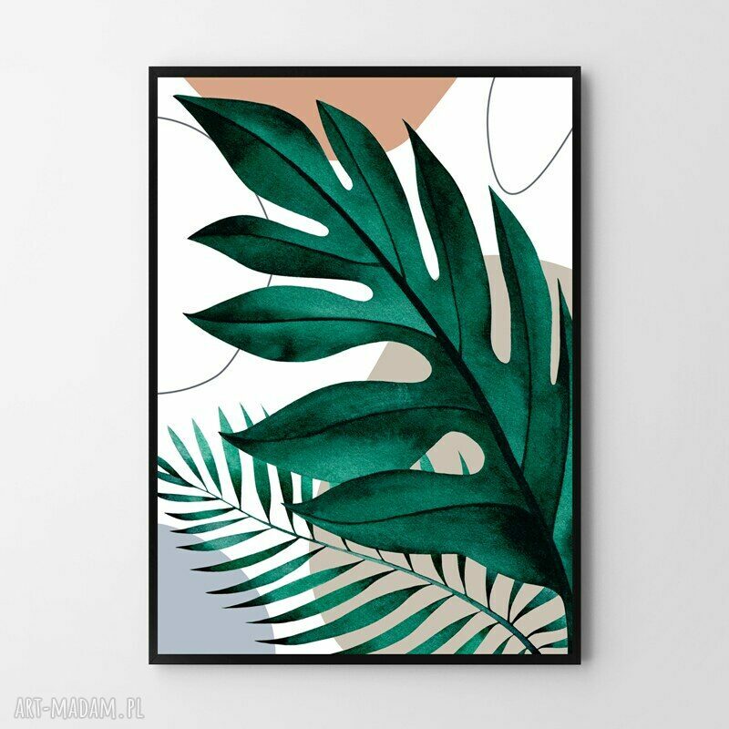Kolorowy zestaw abstrakcji 40x50 cm - plakaty do oprawy od Hogstudio
