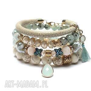 mint and ivory vol 2 22-05-20 set - turkusowe bransoletki