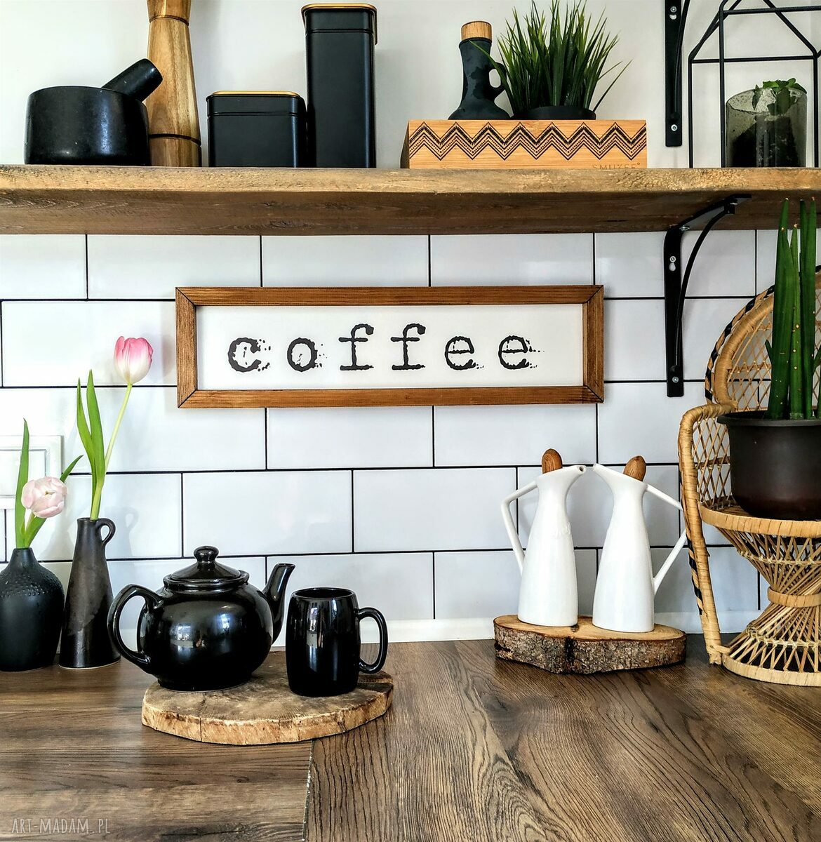 Zestaw Napis COFFEE 2x SUN