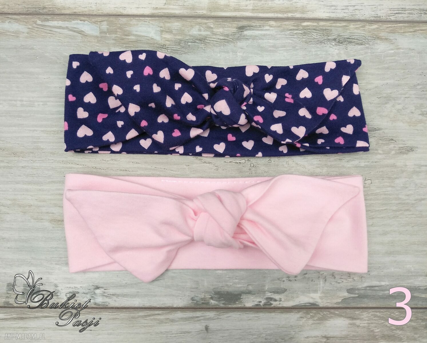 Zestaw opasek pinup opaska bawełna wiosna kokarda szt pin szyjemy