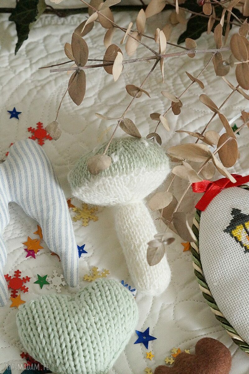 Zestaw 7 ozdób bożonarodzeniowych No. 20 handmade