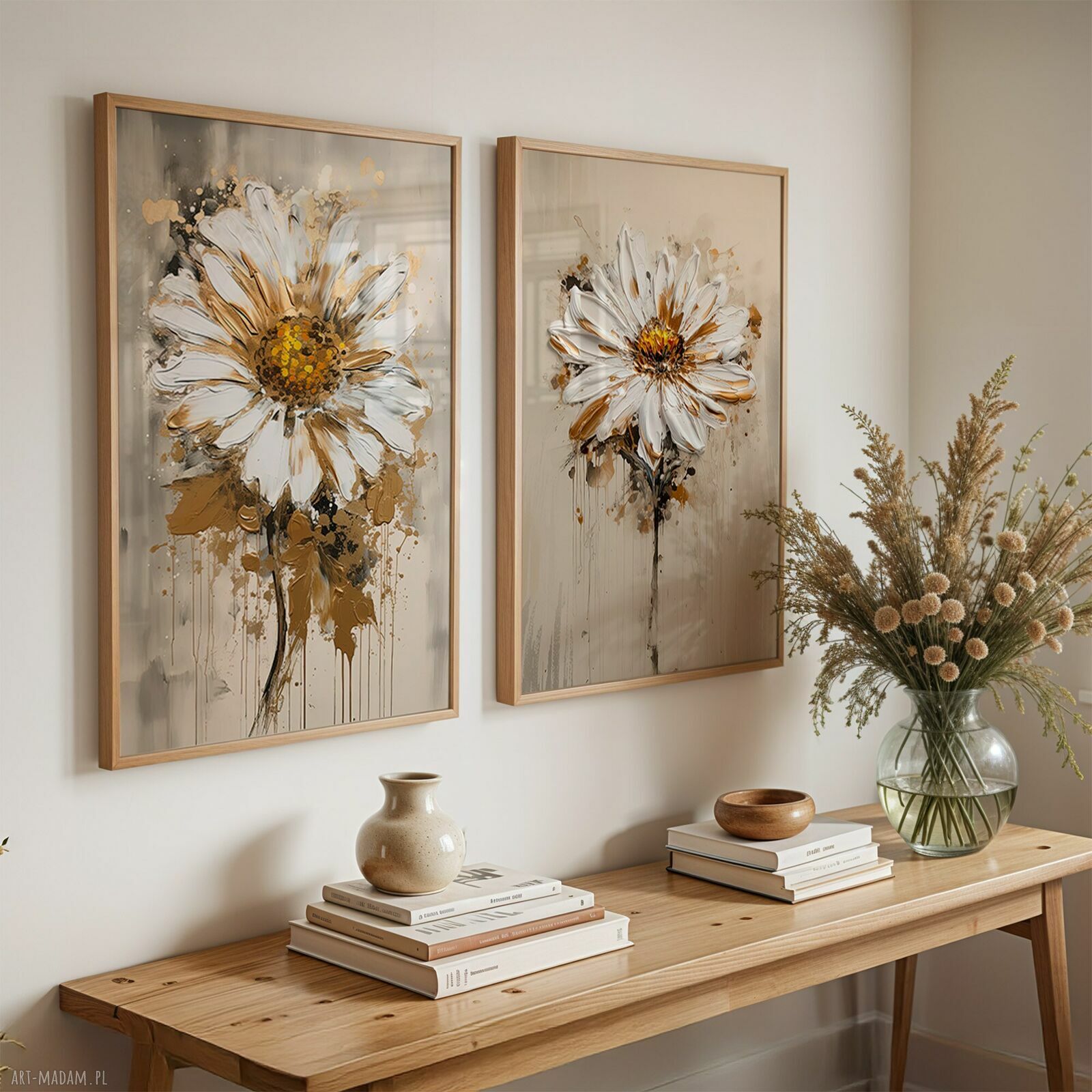 Zestaw plakatów 2 części 40x50 cm Stokrotki set239