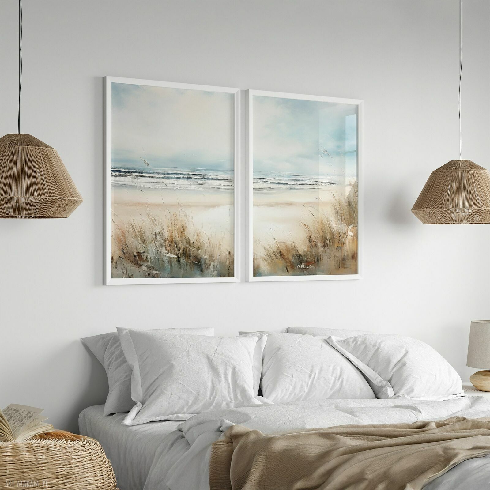 Zestaw plakatów 2 sztuki 50x70 cm - Pejzaże morskie set190