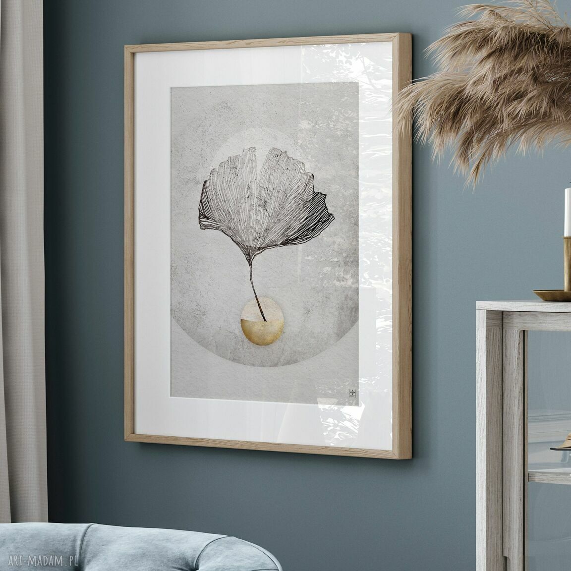 Zestaw plakatów 61x91 cm Liście miłorzębu (2 szt.)