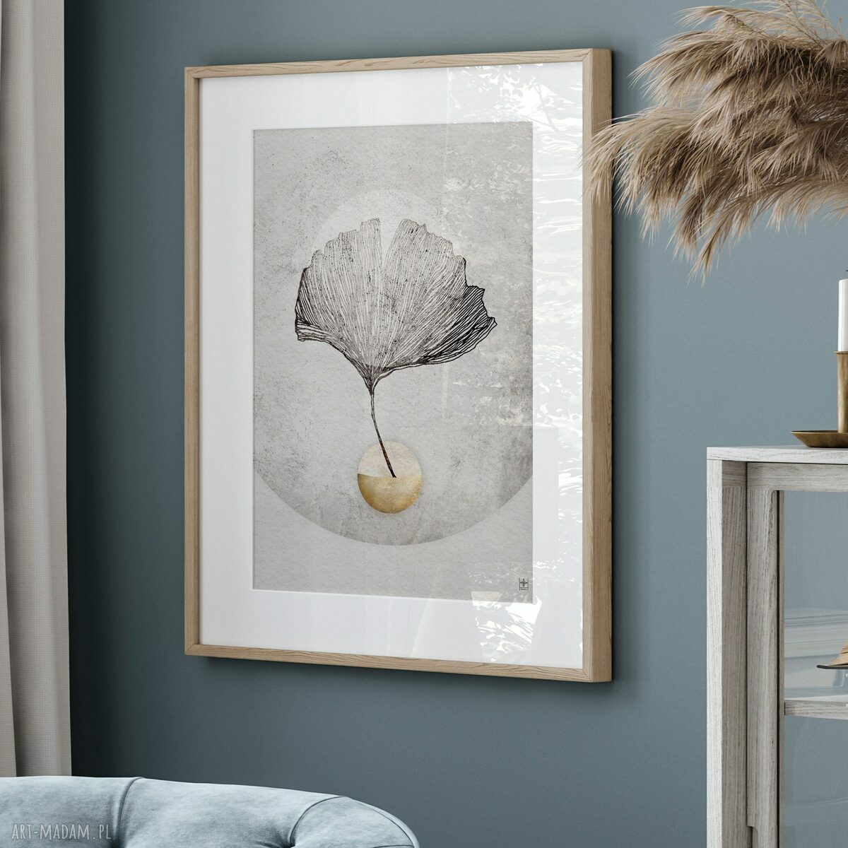 Zestaw plakatów 50x70 cm Liście miłorzębu (91)