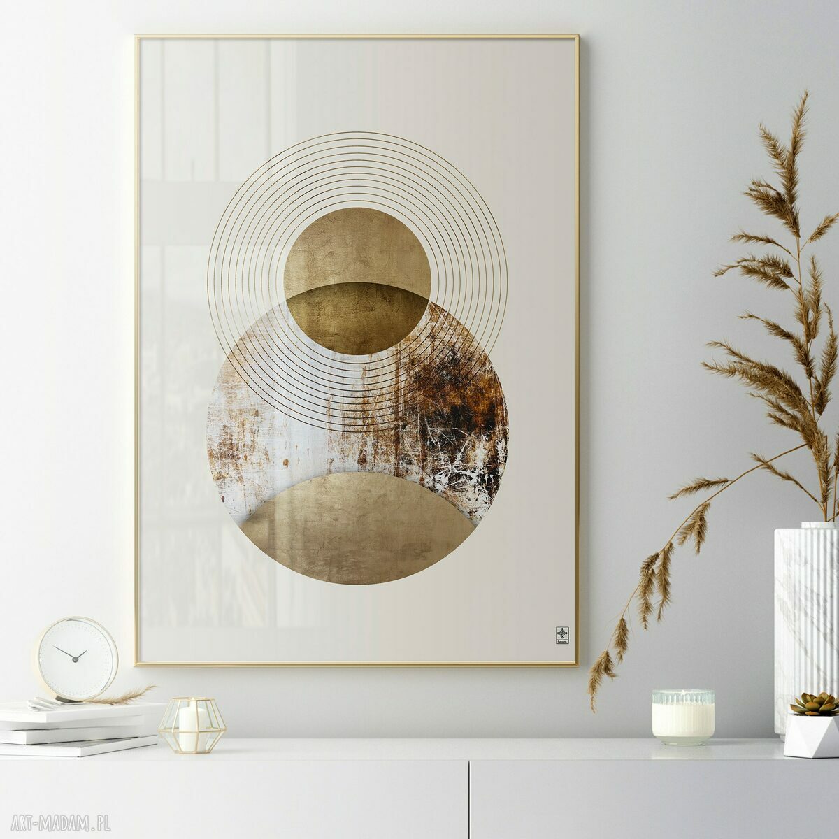 Zestaw plakatów 40x50 cm - Abstrakcja geometryczna (104), 2 szt.