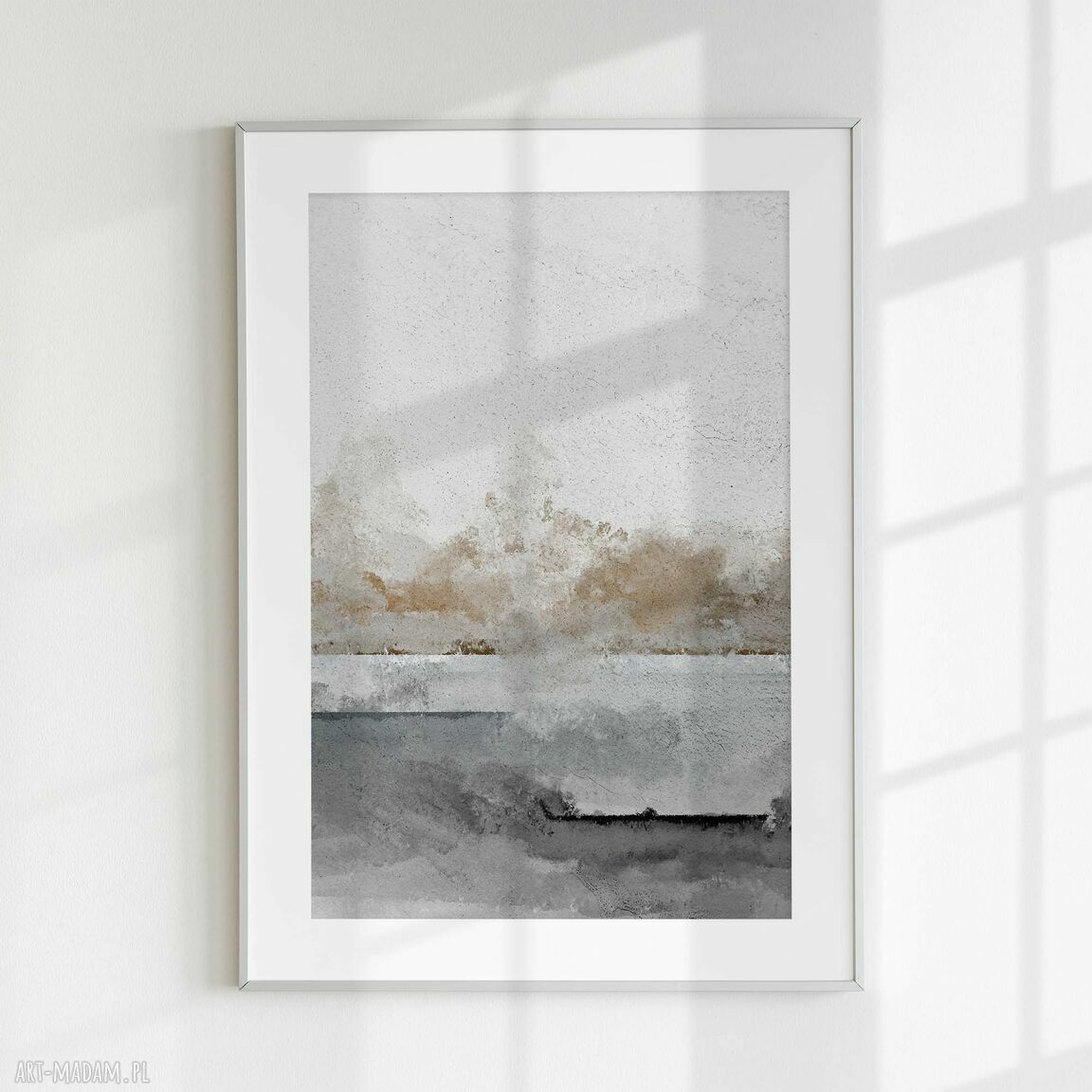 Zestaw plakatów 50x70 cm - Abstrakcyjny pejzaż abst49 (tryptyk)