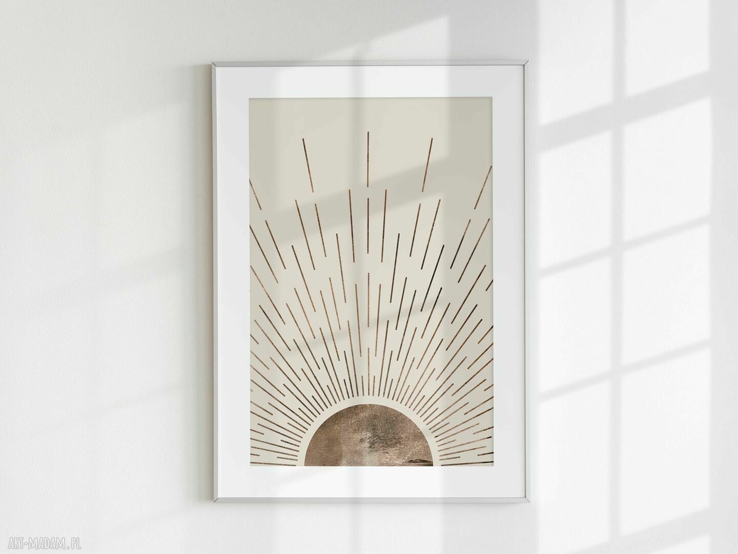 Tryptyk boho: zestaw 3 plakatów 30x40 w stylu Mid Century Modern (abstr_04)