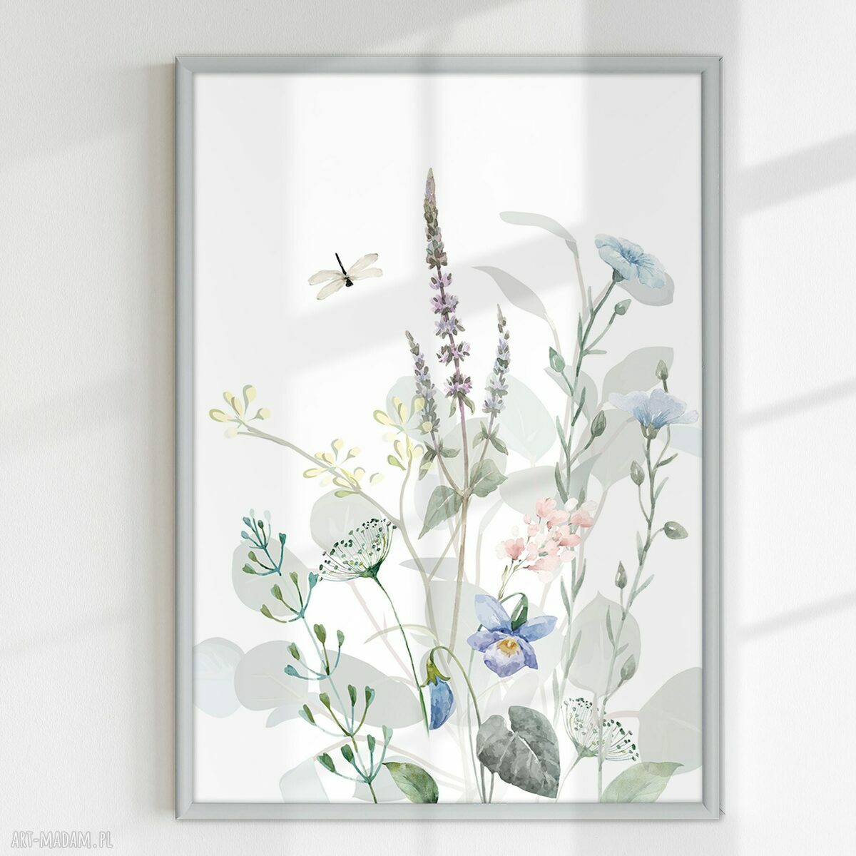Zestaw plakatów 2x 40x50 cm Pastelowa łąka