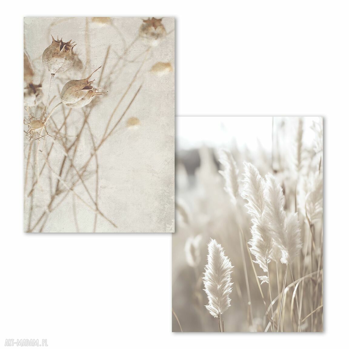 Zestaw 2 plakatów 30x40 cm Natura Boho flow17 - bez ram