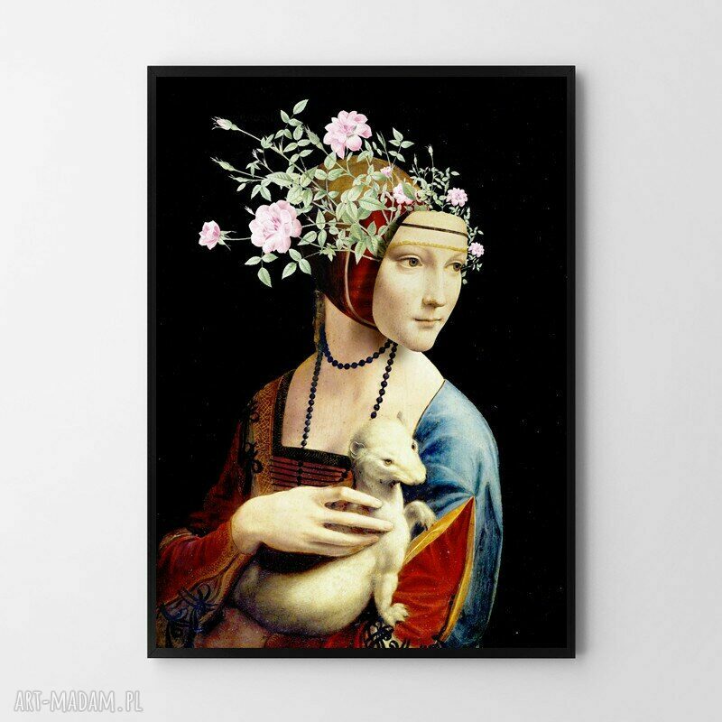 Zestaw plakatów Da Vinci „Dama i Łukrecja” 50x70 cm (B2)