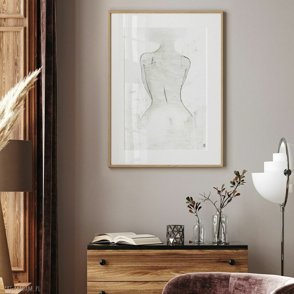 Zestaw plakatów 61x91 cm Abstrakcja i kobieta (79)