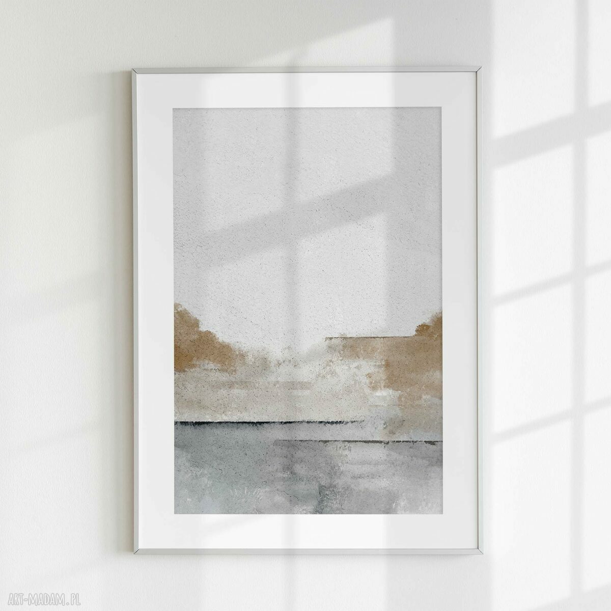 Zestaw plakatów 30x40 cm - abstrakcyjny pejzaż w tryptyku