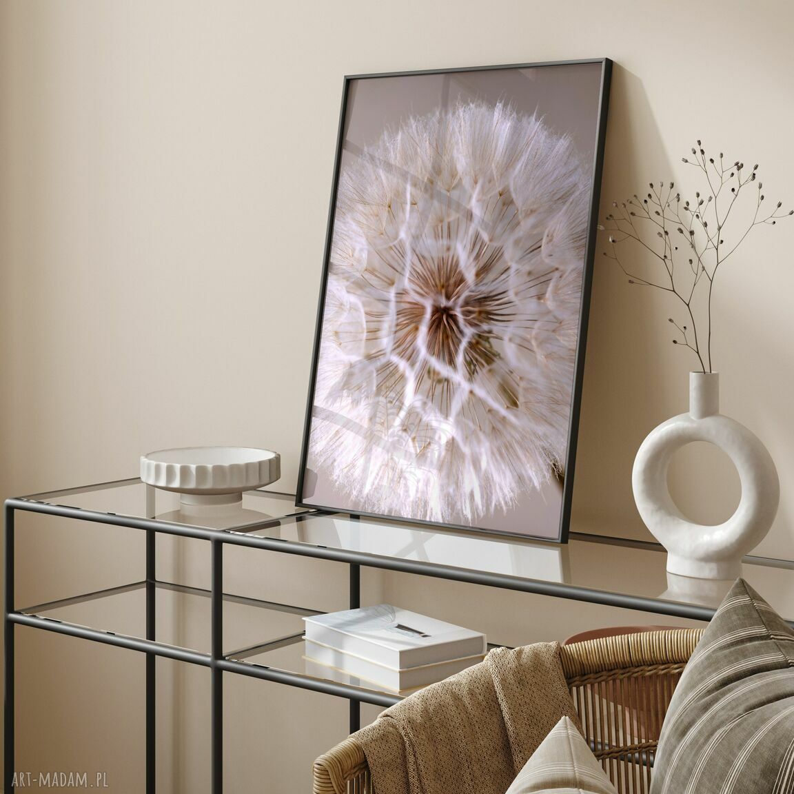 Zestaw plakatów 30x40 cm Delikatna natura - tryptyk 3 sztuki