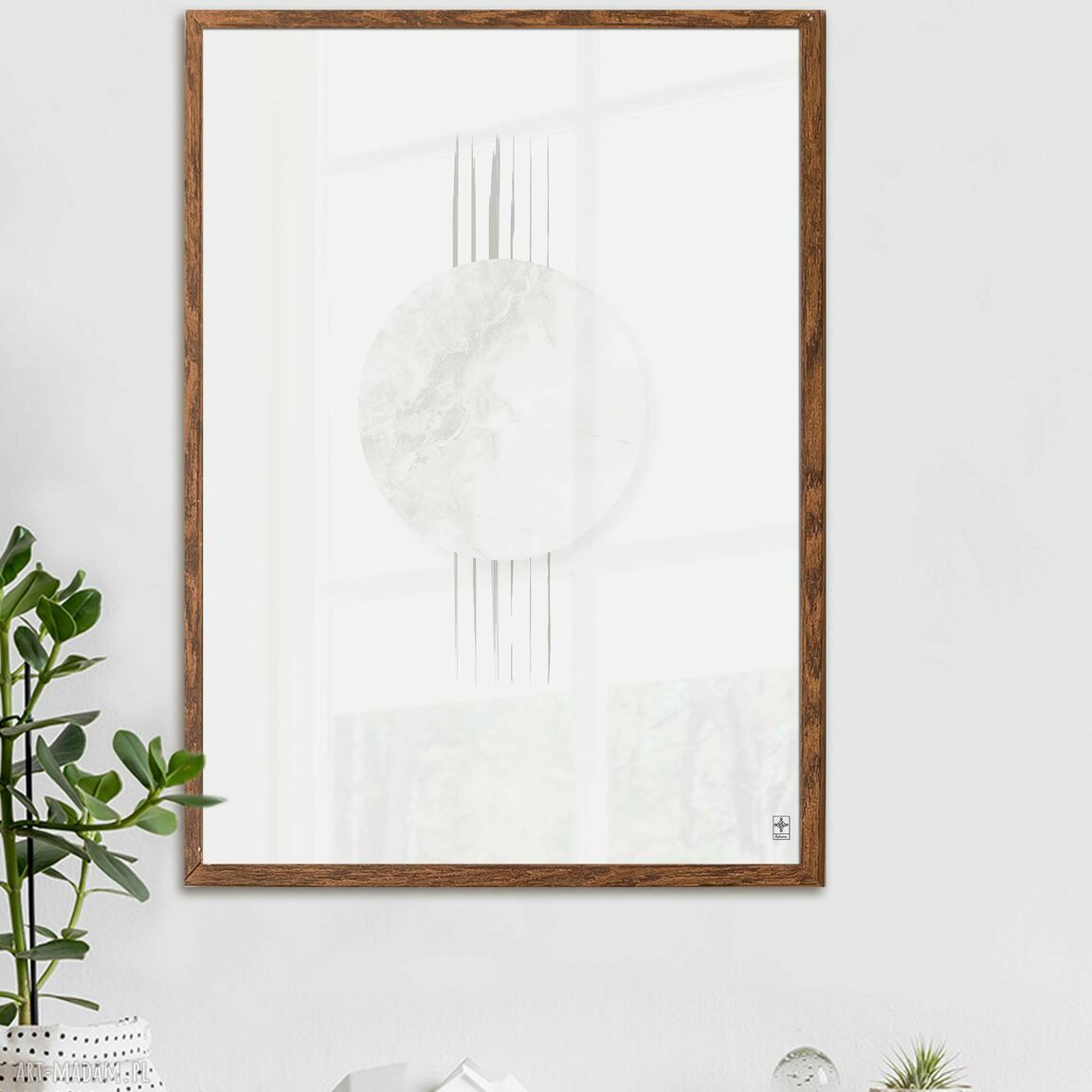Zestaw plakatów 2 szt. 50x70 cm - jasna abstrakcja z liniami (57)