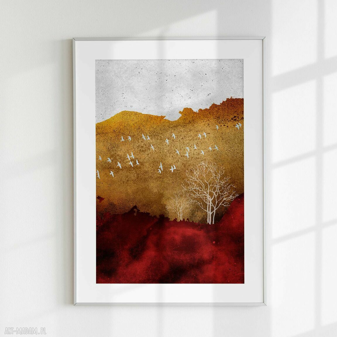 Abstrakcyjne pejzaże - zestaw 2 plakatów 50x70 cm (bez ram)