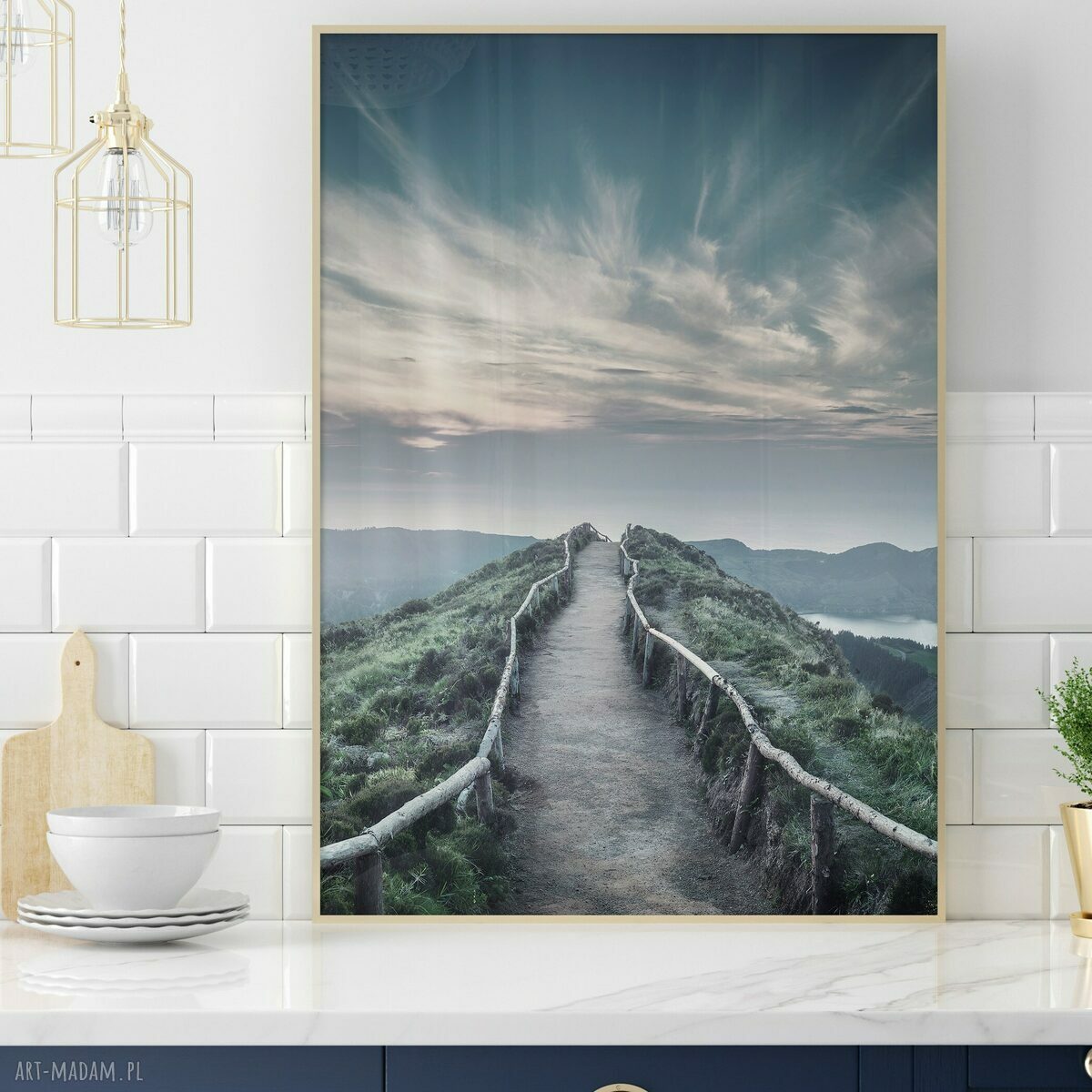 Zestaw plakatów 30x40 cm Pejzaże i Natura 96 - tryptyk do salonu i sypialni